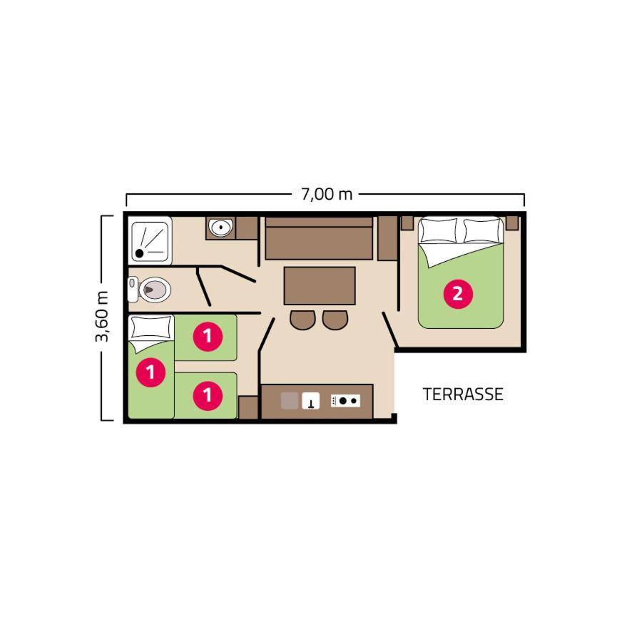 Camping Les Peupliers La Flotte Ngoại thất bức ảnh